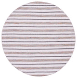 Safavieh Montauk 6'-0" x 6'-0" Rug in Pink / Ivory