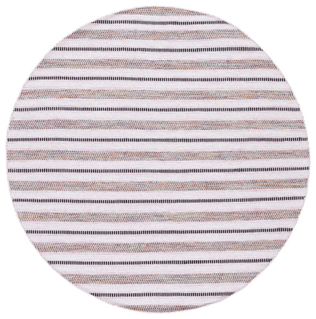 Safavieh Montauk 6'-0" x 6'-0" Rug in Pink / Ivory