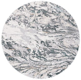 Safavieh Alenia 100 6'-7" x 6'-7" Rug in Grey / Blue