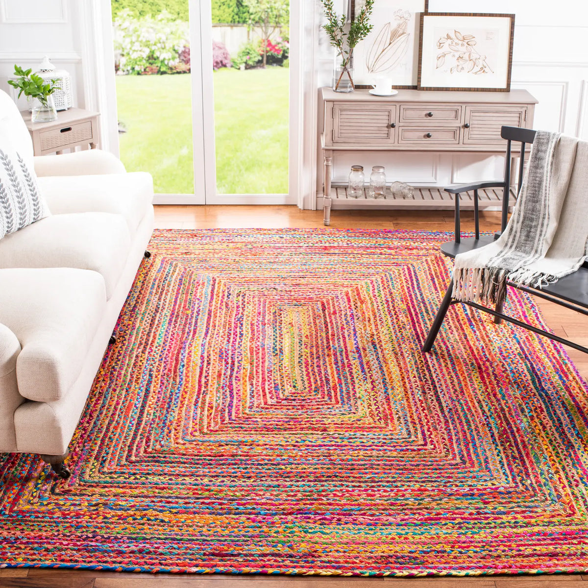 Safavieh Cape Cod 10'-0" x 14'-0" Rug in Red / Multi