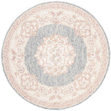 Safavieh Aubusson 6'-0" x 6'-0" Rug in Blue / Pink