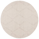 Safavieh Global 6'-7" x 6'-7" Rug in Beige / Ivory
