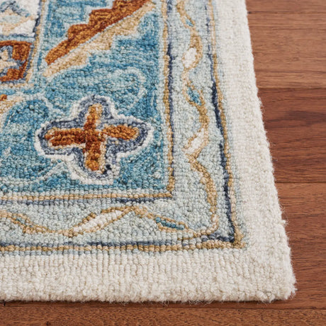Safavieh Metro 4'-0" x 6'-0" Rug in Ivory / Blue