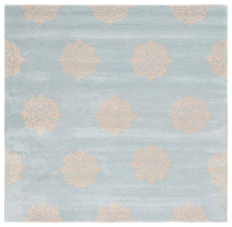 Safavieh Soho 6'-0" x 6'-0" Rug in Turquoise / Yellow