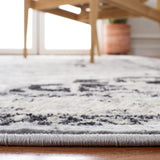 Safavieh Brentwood 4'-0" x 6'-0" Rug in Silver / Black