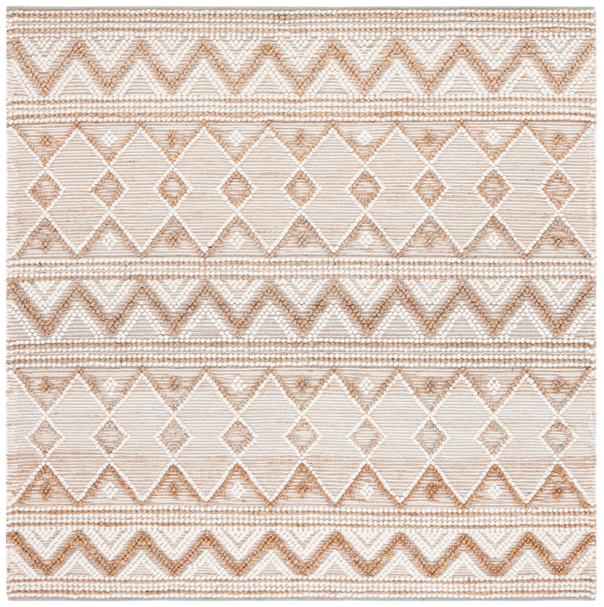 Safavieh Natura 6'-0" x 6'-0" Rug in Natural / Ivory