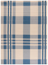 Safavieh Courtyard 10'-0" x 14'-0" Rug in Beige / Blue