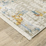 Oriental Weavers Bauer 005E2 Beige/ Multi Rug - corner detail