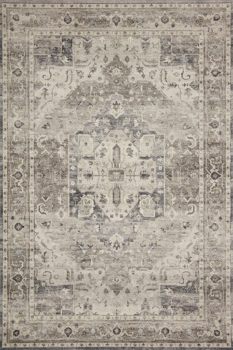 Loloi Hathaway Hth-05 Steel/Ivory Rugs - main flat