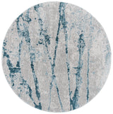 Safavieh Meadow 500 6'-7" x 6'-7" Rug in Light Grey / Blue