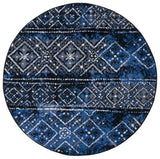 Safavieh Adirondack 6'-0" x 6'-0" Rug in Blue / Black