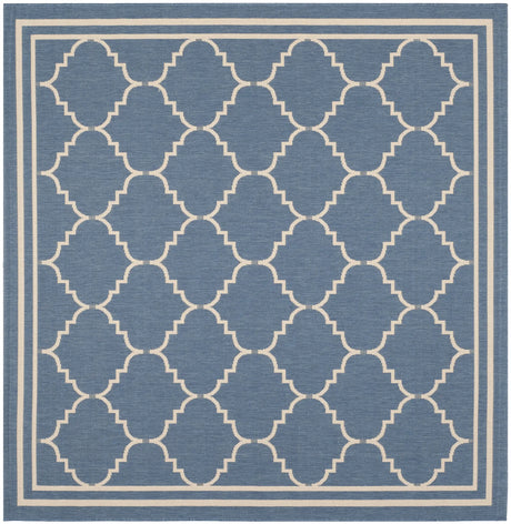 Safavieh Courtyard 6'-7" x 6'-7" Rug in Blue / Beige