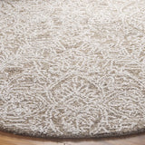 Safavieh Ebony 6'-0" x 6'-0" Rug in Brown / Ivory