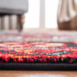 Safavieh Vintage Hamadan 4'-0" x 6'-0" Rug in Red / Light Blue