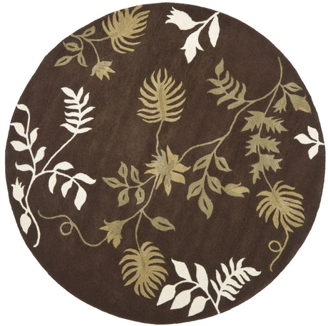 Safavieh Soho 6'-0" x 6'-0" Rug in Brown