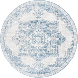 Safavieh Layla 6'-7" x 6'-7" Rug in Ivory Grey / Blue