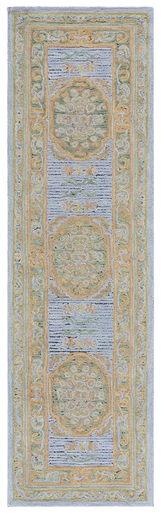 Safavieh Savonnerie 2'-3" x 8'-0" Rug in Pink / Gold
