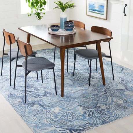 Safavieh Marquee 10'-0" x 14'-0" Rug in Blue / Ivory