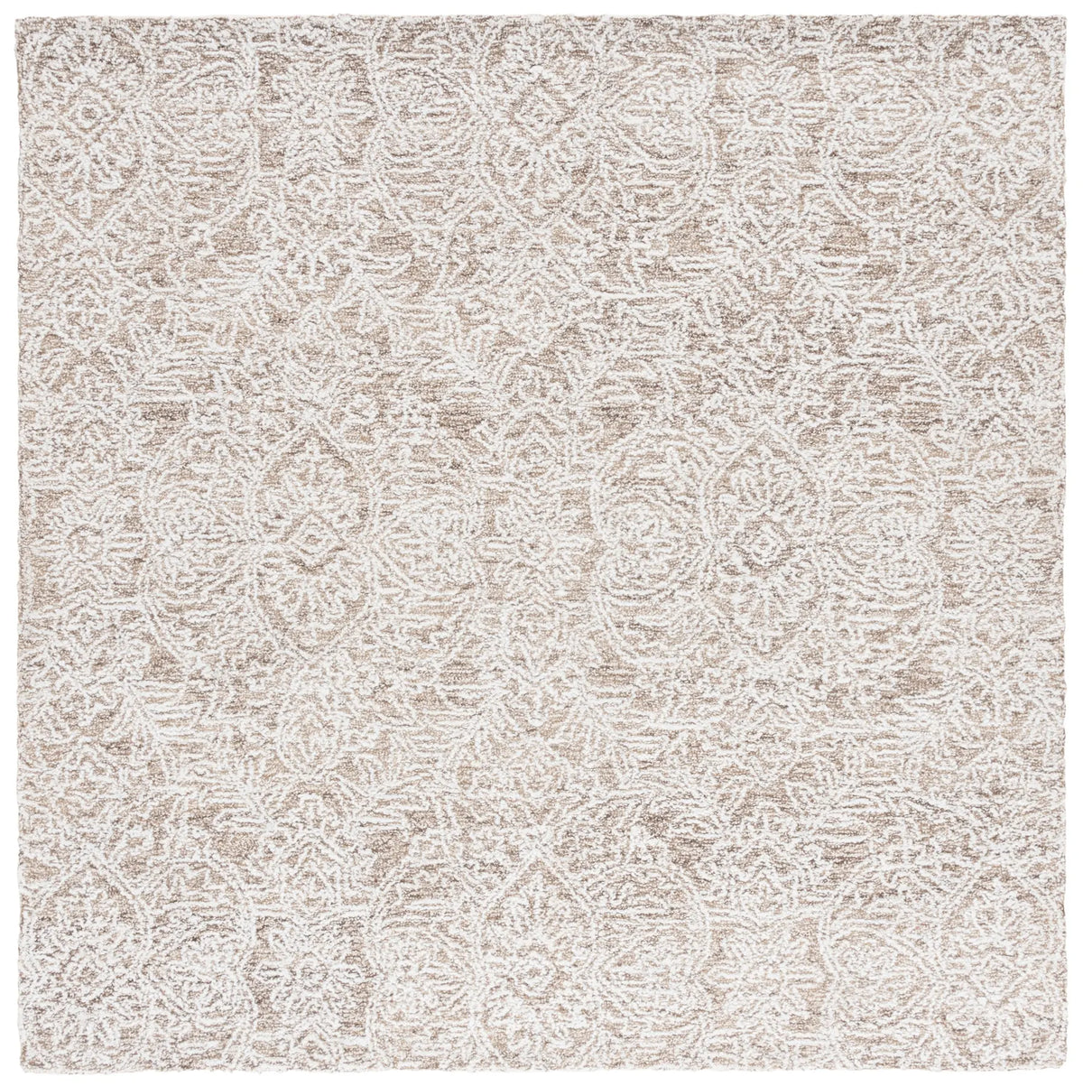 Safavieh Ebony 6'-0" x 6'-0" Rug in Brown / Ivory