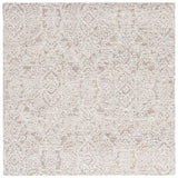 Safavieh Ebony 6'-0" x 6'-0" Rug in Brown / Ivory