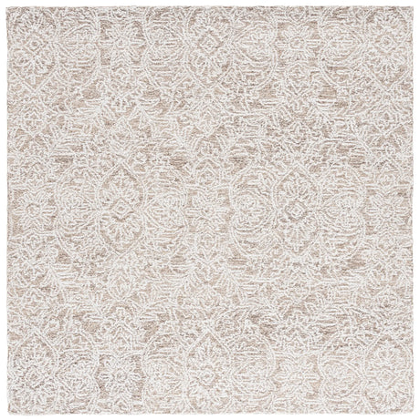 Safavieh Ebony 6'-0" x 6'-0" Rug in Brown / Ivory