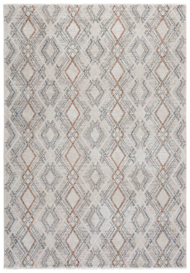 Safavieh Grove 5'-3" x 7'-6" Rug in Ivory / Blue Rust