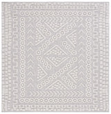 Safavieh Global 6'-7" x 6'-7" Rug in Grey / Ivory