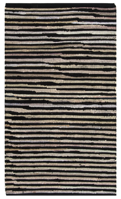 Safavieh Rag Rug 2'-0" x 3'-0" Rug in Black / Multi