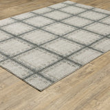 Oriental Weavers Alton 092E9 Beige/ Blue Rug - angle detail