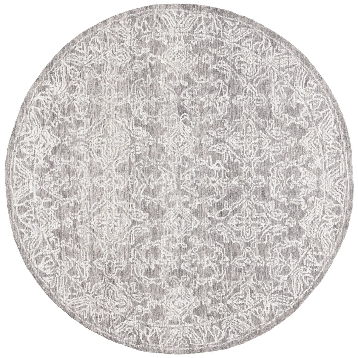 Safavieh Ebony 6'-0" x 6'-0" Rug in Ivory / Grey