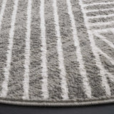Safavieh Pyramid 6'-7" x 6'-7" Rug in Grey / Ivory