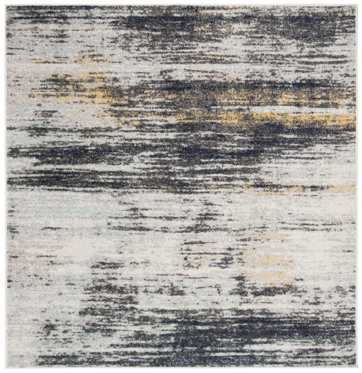 Safavieh Adirondack 6'-0" x 6'-0" Rug in Light Grey / Black