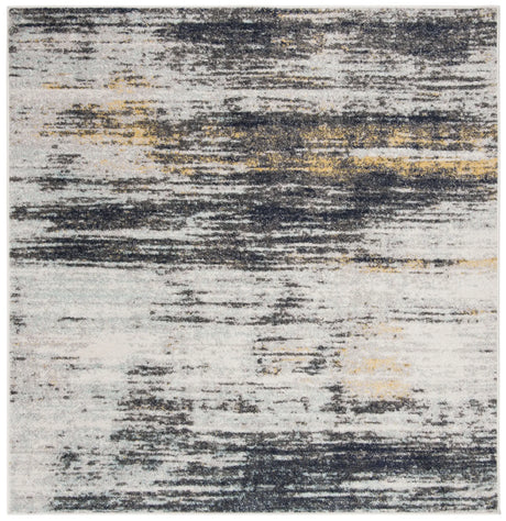 Safavieh Adirondack 6'-0" x 6'-0" Rug in Light Grey / Black