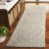 Safavieh Micro-Loop 2'-3" x 8'-0" Rug in Light Blue / Beige