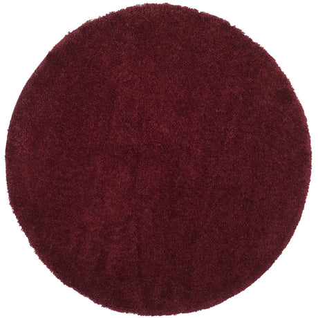 Safavieh Sgl-Laguna Shag 5'-3" x 5'-3" Rug in Maroon