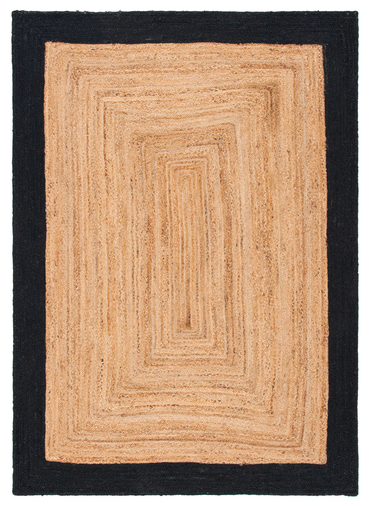 Safavieh Natural Fiber 4'-0" x 6'-0" Rug in Natural / Black