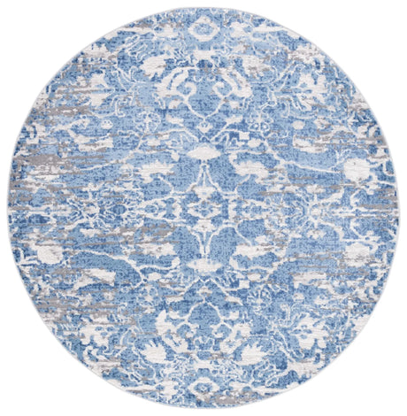 Safavieh Shivan 100 6'-7" x 6'-7" Rug in Blue / Ivory
