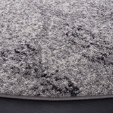 Safavieh Madison 5'-3" x 5'-3" Rug in Grey / Ivory