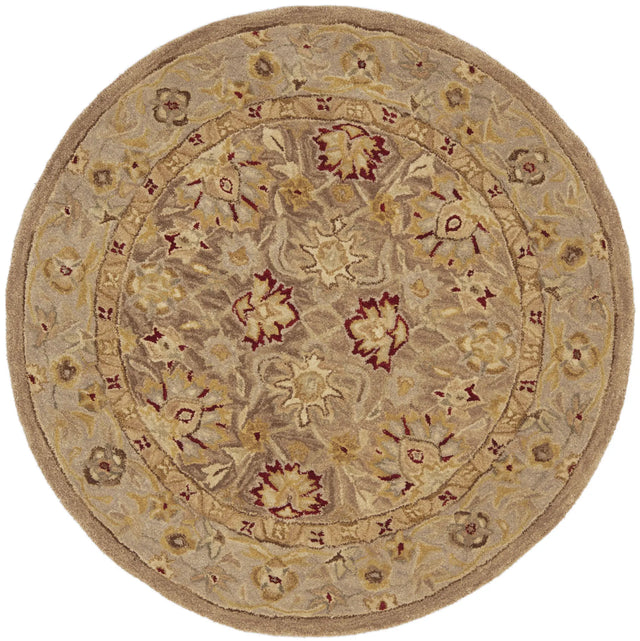 Safavieh Anatolia 4'-0" x 4'-0" Rug in Tan / Ivory