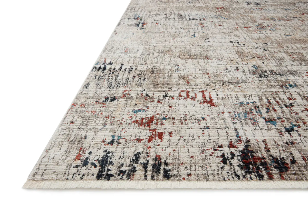 Loloi Leigh Lei-06 Ivory/Multi Rugs - rug corner