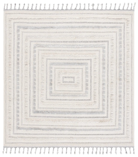 Safavieh Chloe 6'-7" x 6'-7" Rug in Ivory / Grey
