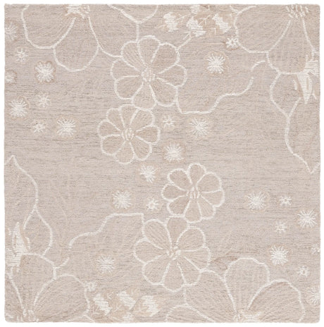 Safavieh Jardin 6'-0" x 6'-0" Rug in Grey / Ivory