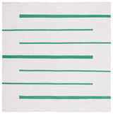 Safavieh Montauk 6'-0" x 6'-0" Rug in Ivory / Dark Green