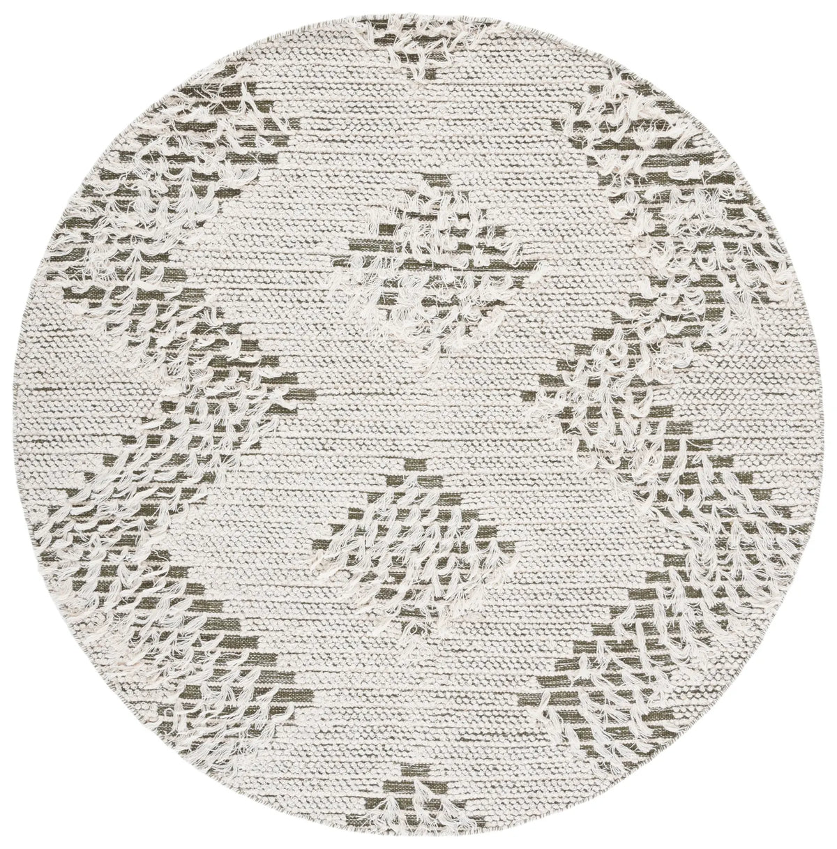 Safavieh Vermont 6'-0" x 6'-0" Rug in Ivory / Green