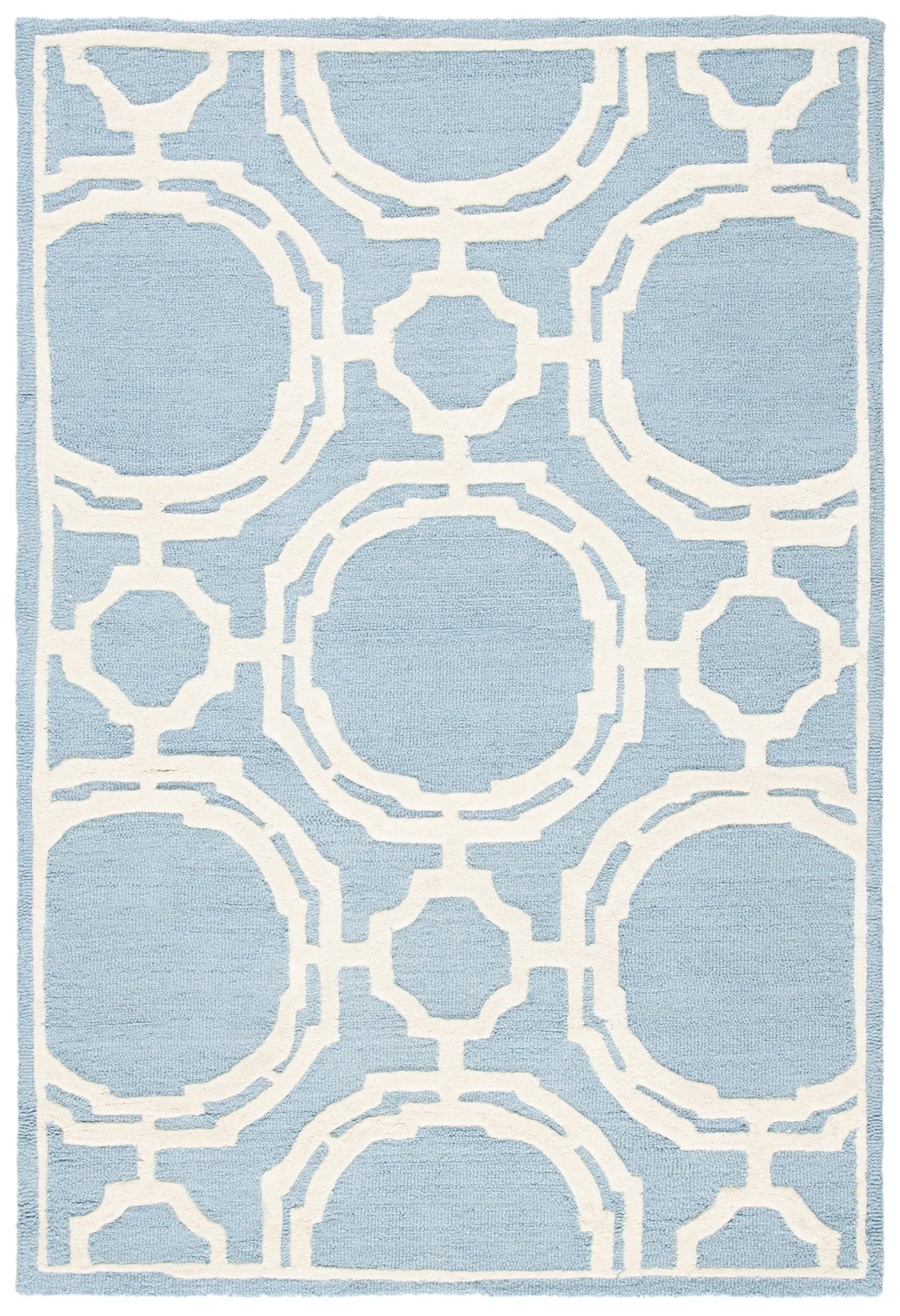 Safavieh Cambridge 4'-0" x 6'-0" Rug in Blue / Ivory