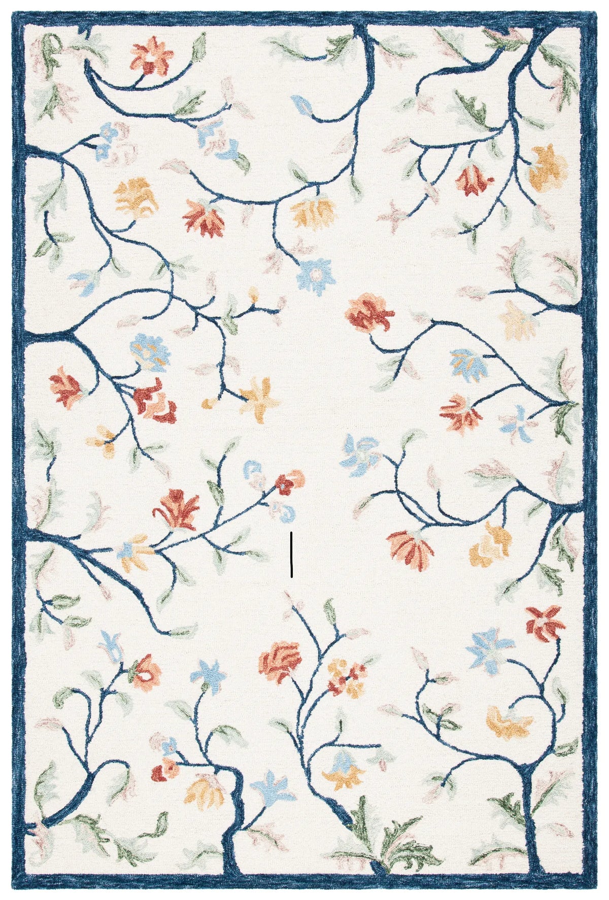 Safavieh Metro 4'-0" x 6'-0" Rug in Ivory / Blue