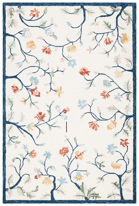 Safavieh Metro 4'-0" x 6'-0" Rug in Ivory / Blue