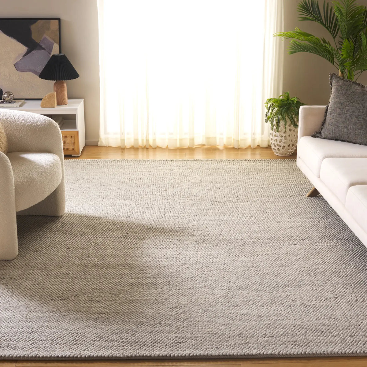 Safavieh Natura 10'-0" x 14'-0" Rug in Grey / Ivory