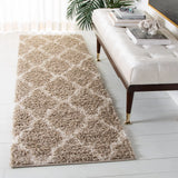 Safavieh Sgd-Dallas Shag 2'-3" x 10'-0" Rug in Beige / Ivory