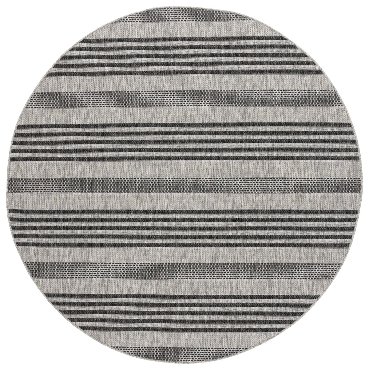 Safavieh Beach House 6'-7" x 6'-7" Rug in Grey / Charcoal